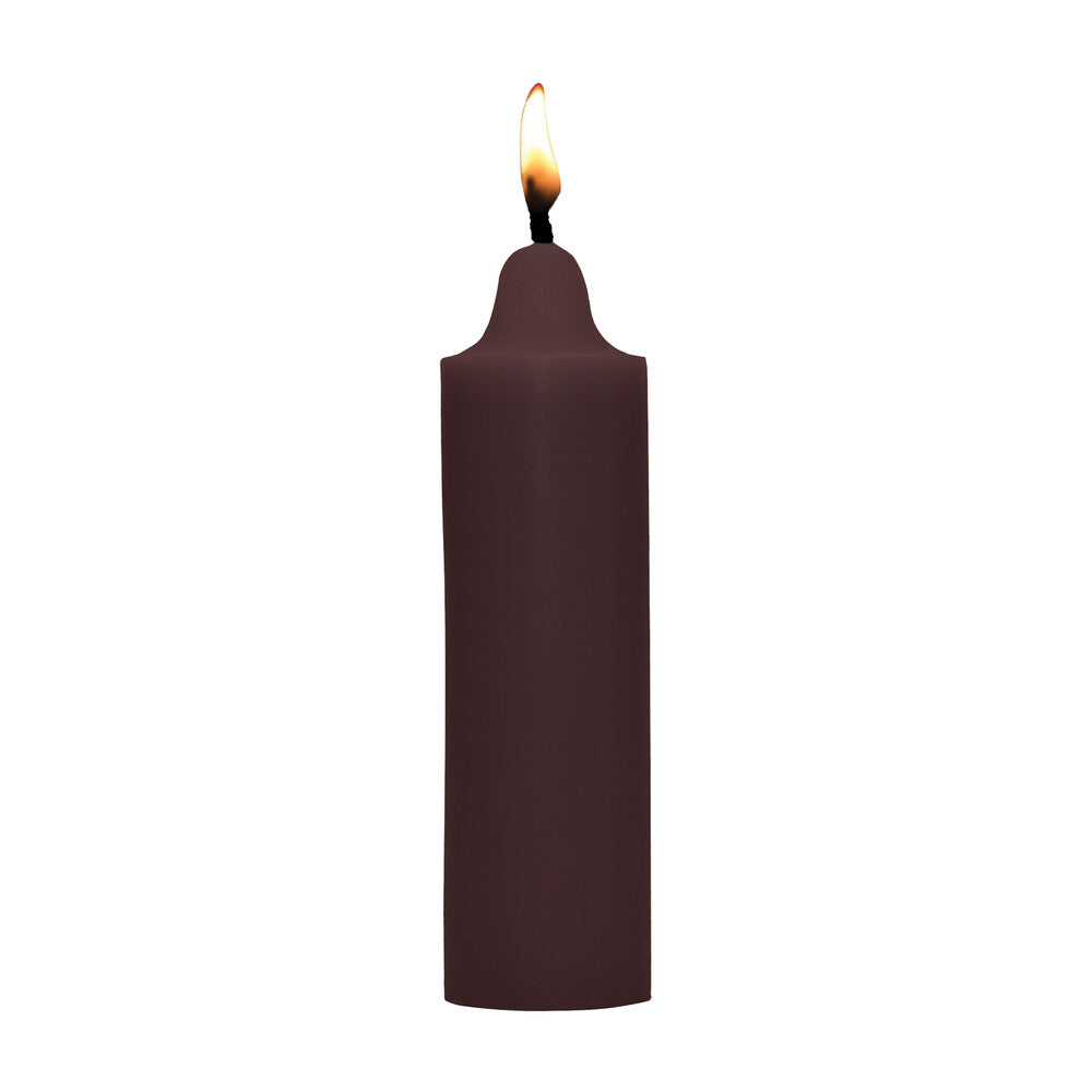 Chocolate-scented wax play candle