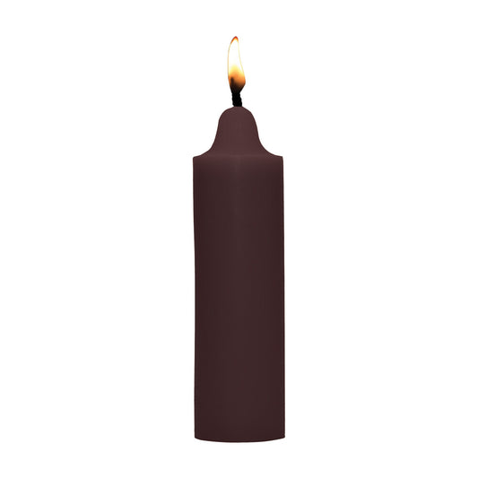 Chocolate-scented wax play candle