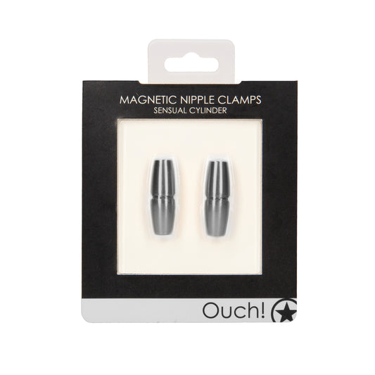 Ouch magnetic sensual cylinder nipple clamps