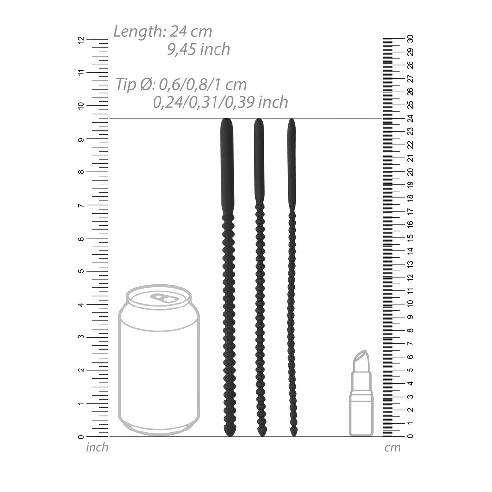 Dilator set sizing chart.