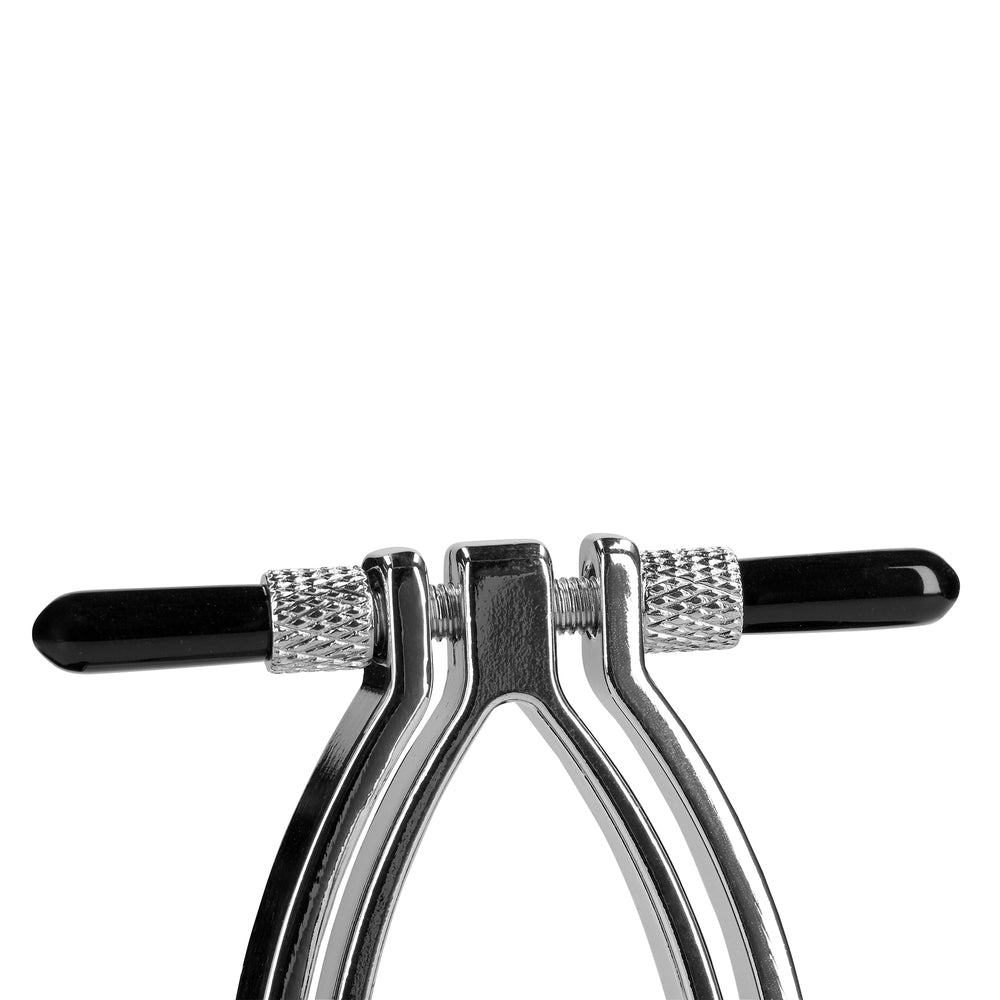 Adjustable pussy clamps for enhanced sensual play