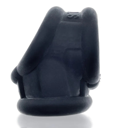 Black silicone Cocksling 2 from Oxballs, close-up.
