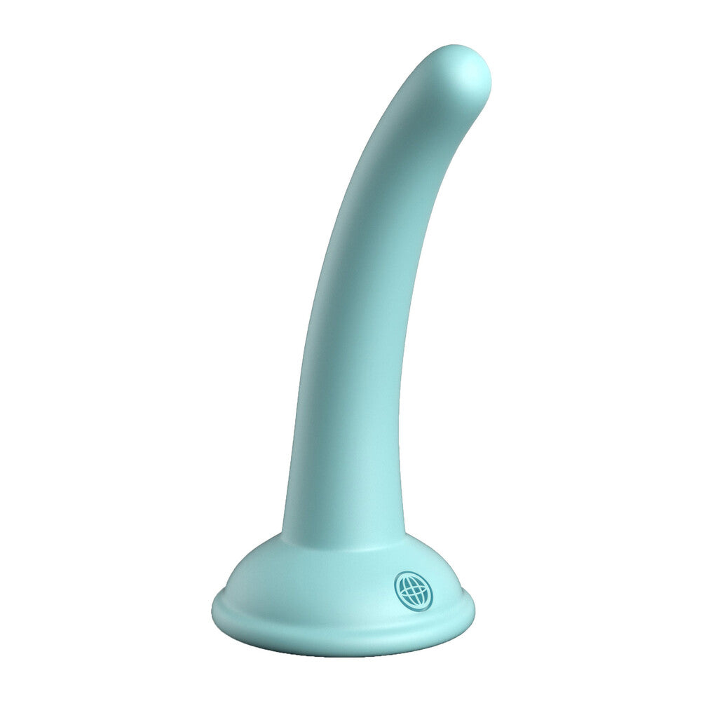 Aqua Pipedream Dillio Platinum curved pleasure toy.
