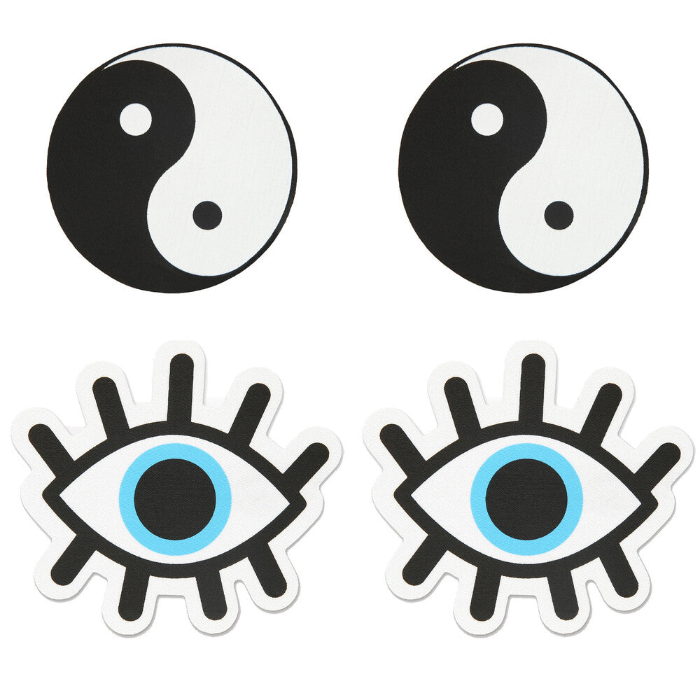 Yin and Yang eye Peekaboo Pasties
