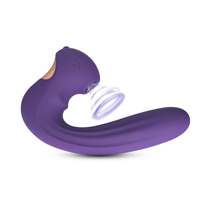 Purple clitoral stimulator toy.