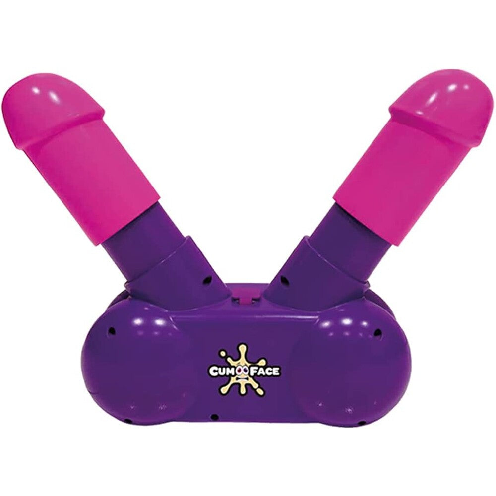Purple and pink novelty toy.