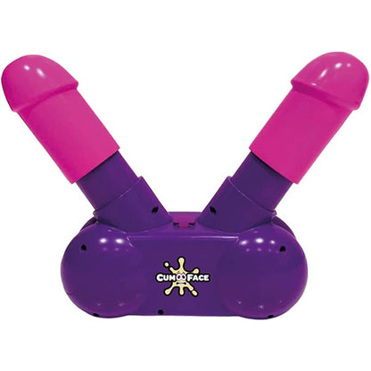 Purple and pink novelty toy.