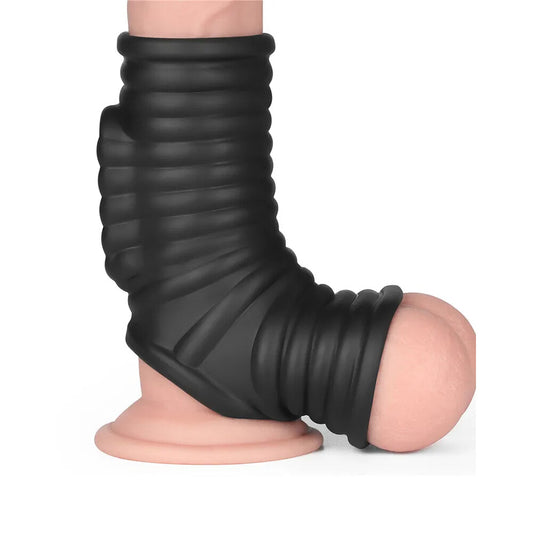 Lovetoy Wave vibrating penis sleeve.
