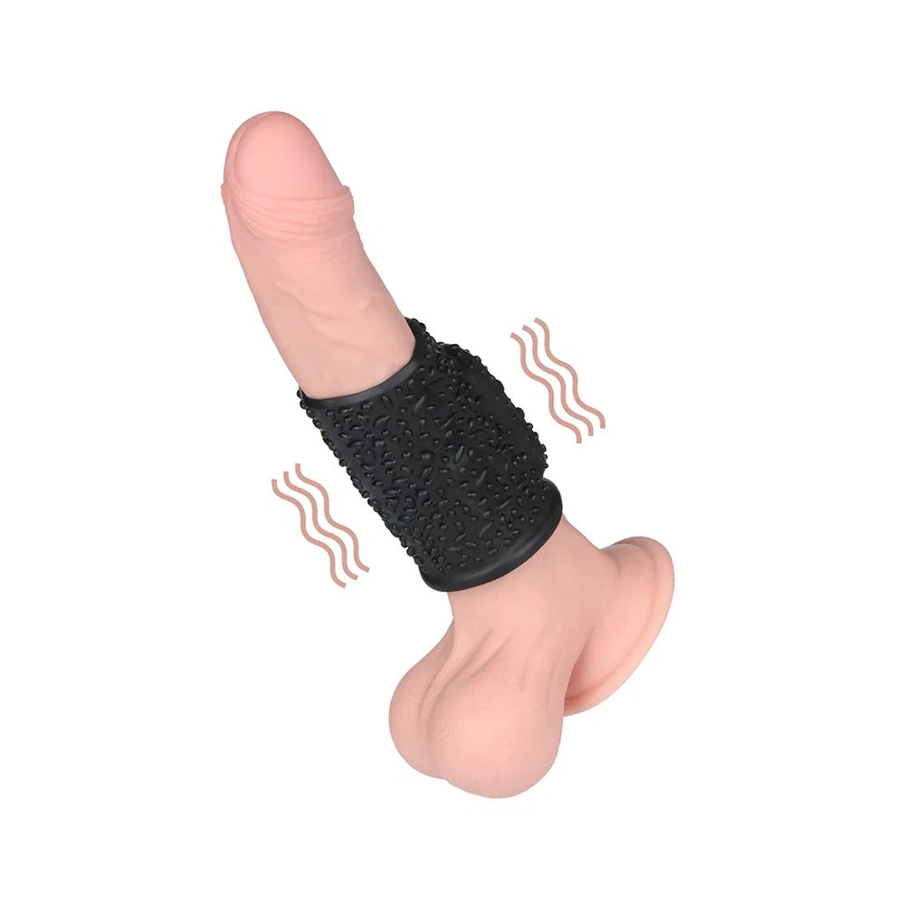 Lovetoy Drip vibrating penis sleeve: Elevate pleasure with textures and vibes.

