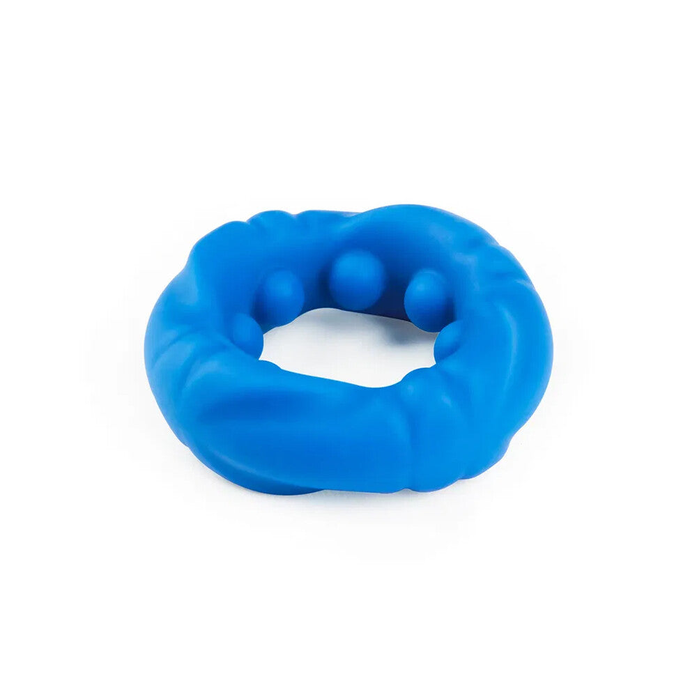 Blue Lovetoy Pinnacle Pro ridge bump stretcher for added pleasure.
