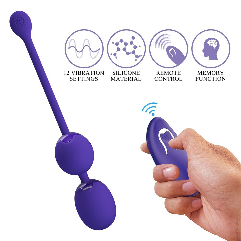 Pretty Love kegel balls with remote.