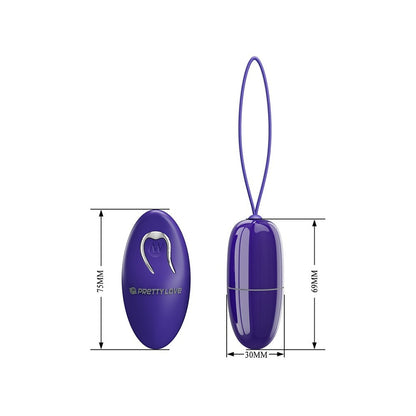 Pretty Love Selkie egg vibrator and remote control.