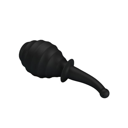Black silicone anal douche