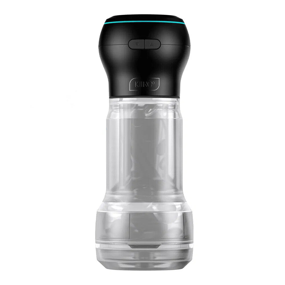 Kiiroo Feel Pocket Powerblow Masturbator. Black top with a clear body, get ready for some fun!
