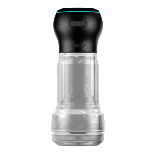 Kiiroo Feel Pocket Powerblow Masturbator. Black top with a clear body, get ready for some fun!
