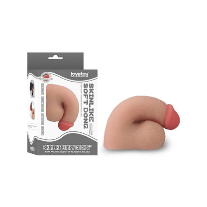 Lovetoy Skinlike Limpy Cock: Feel good freedom for realistic bulges. Enjoy body-safe soft dildo for packing fun.