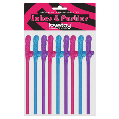 Novelty willy straws for cheeky parties.