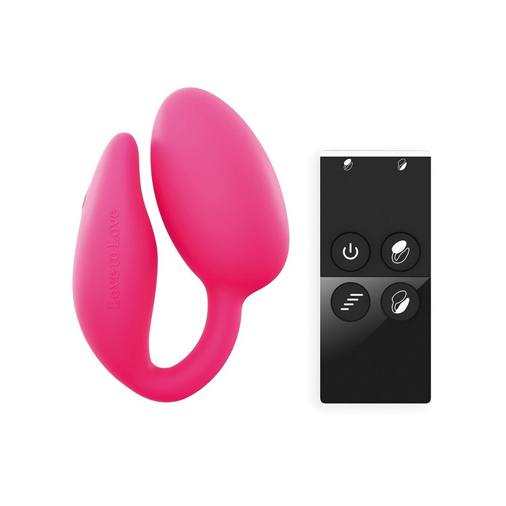 Pink Love to Love Double Stimulator Wonderlove with remote control, an invitation to intimate exploration and pleasure.
