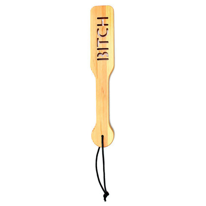 Wooden Bitch Paddle for playful pleasure.