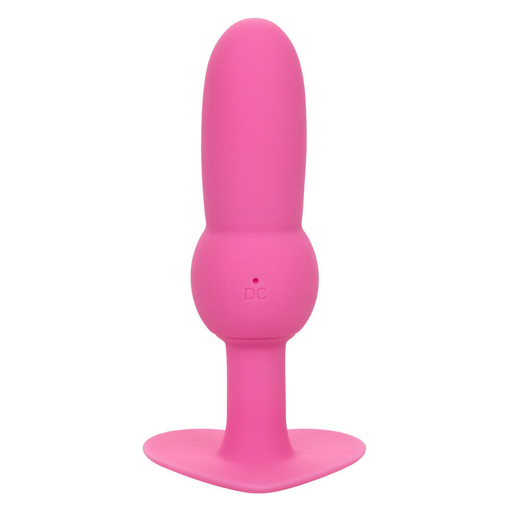 Pink vibrating beaded probe, an introduction to sensual exploration.
