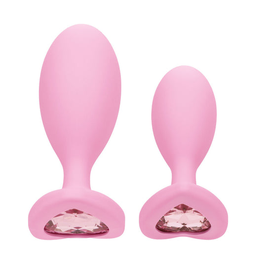 Pink jewel butt plugs
