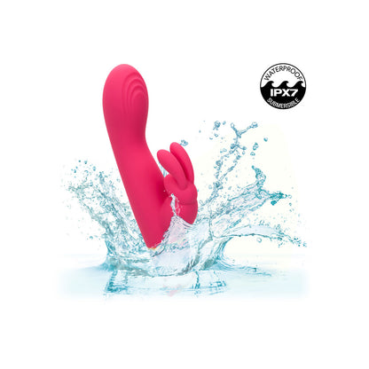 Pink Love Bunny Vibrator, waterproof and ready for adventure.