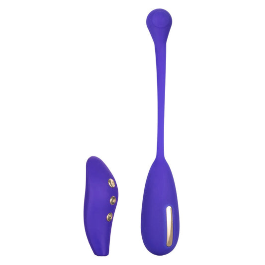 Purple kegel exerciser with remote.