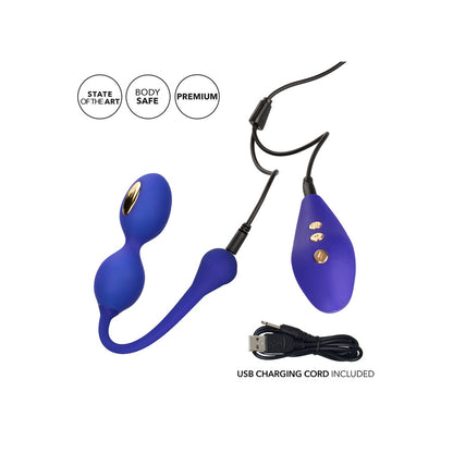 Impulse Intimate Estim kegel exerciser, dual remote, USB charging cord for pelvic floor fun!