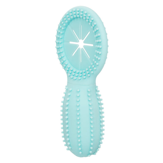 Blue Elite 12X Rechargeable Cock Ring by California Exotic, textured for extra sensation. Get ready for a stimulating experience.

