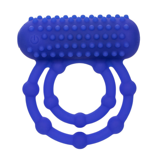 Blue, beaded pleasure ring.