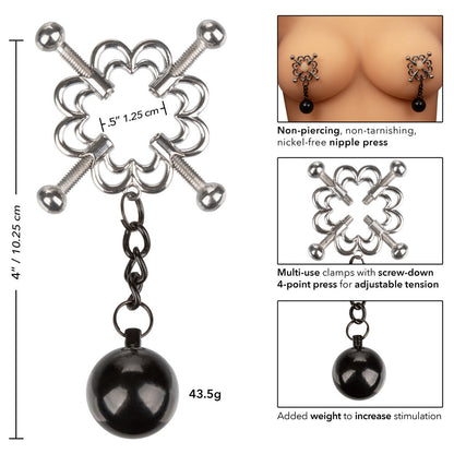 Nipple Grips 4 Point Weighted Nipple Press adjustable pleasure.