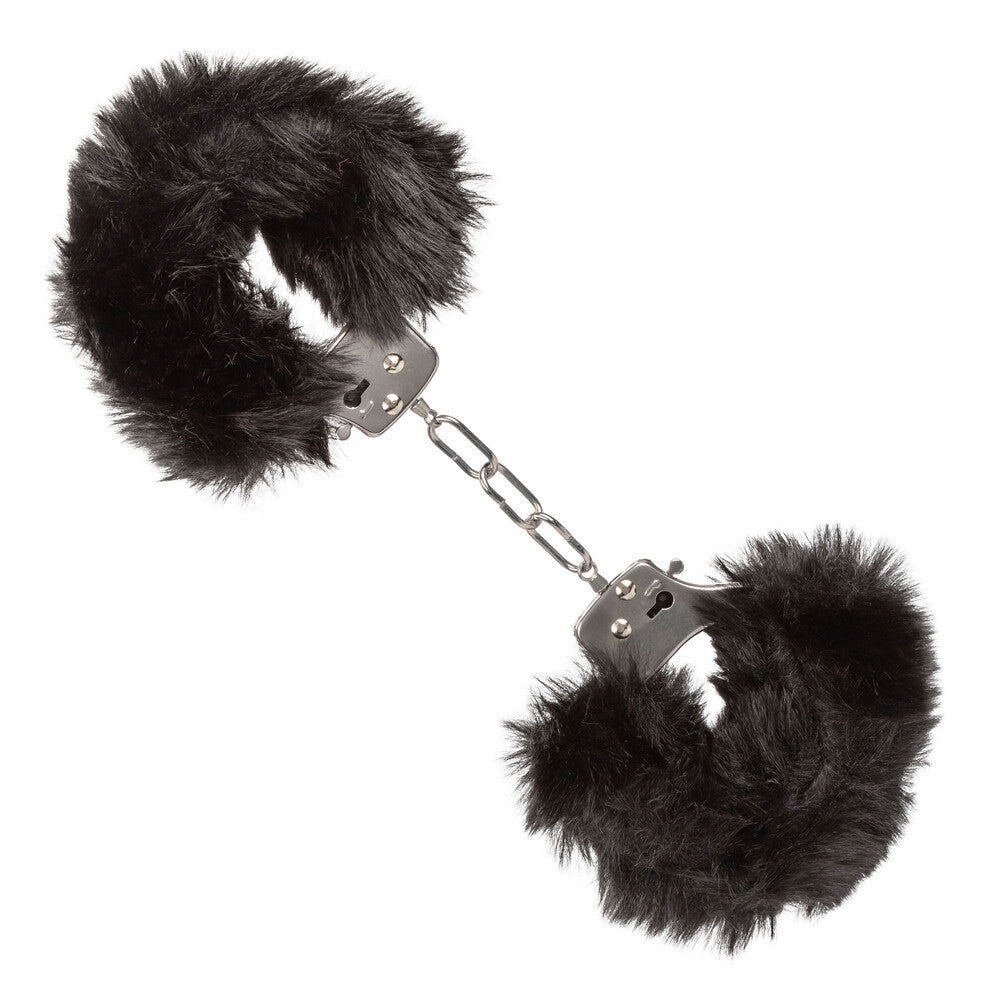 Black Furry Cuffs