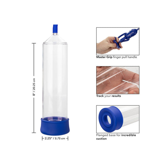 Reveal your potential with this clear cylinder, offering a master grip and base for incredible suction and measurable results.
