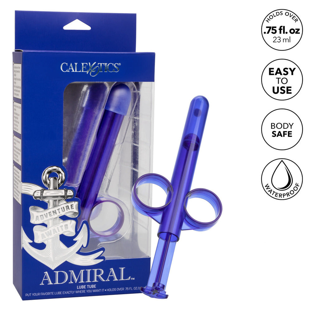 Ahoy, matey! Set sail for pleasure with the Admiral Lube Tube, your lubricant's trusty vessel. Ready for adventure.