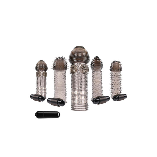 Textured penis sleeves for enhanced pleasure