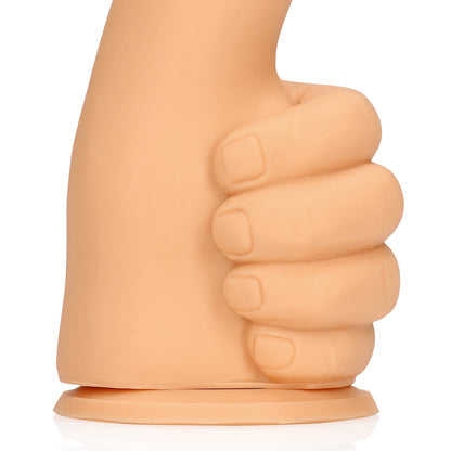 Thumbs Up Dildo by Shots Toys: Silky smooth pleasure you can grip tight. Body-safe and ready for adventure.