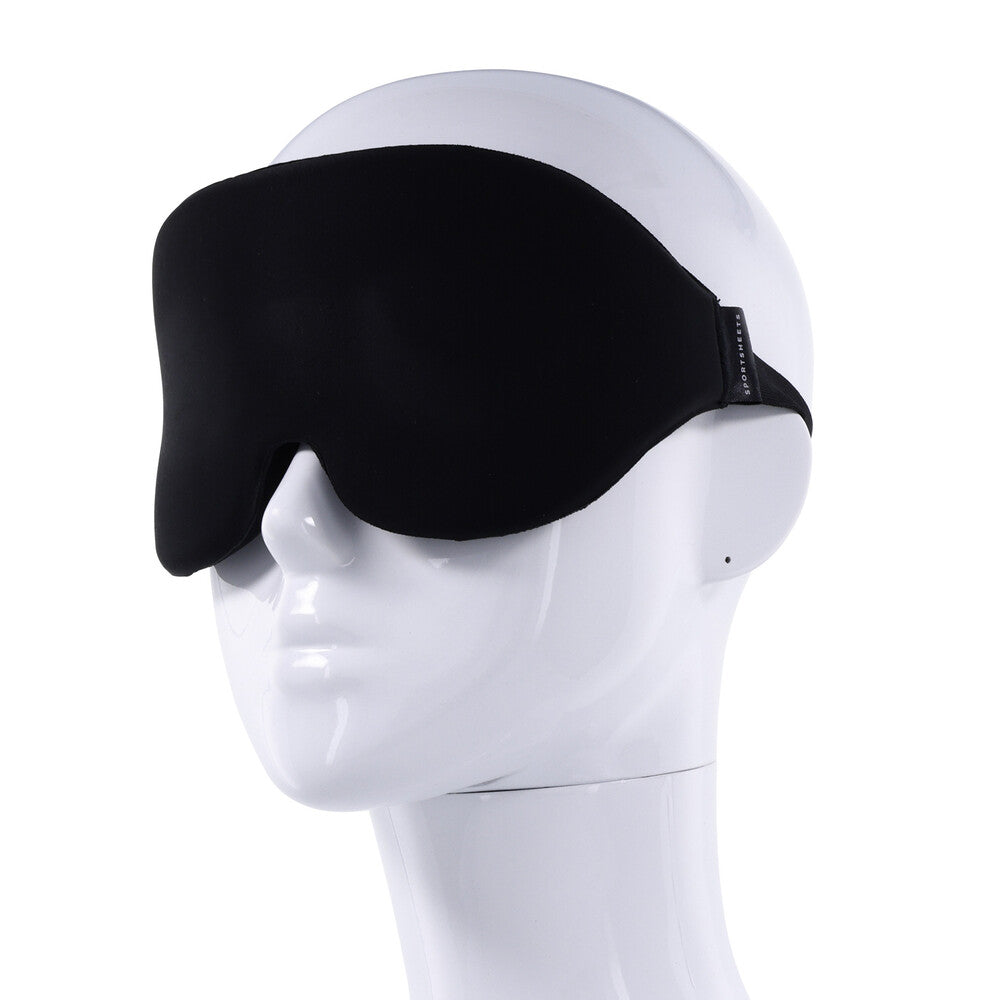 Blackout blindfold on mannequin