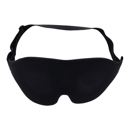 Black blackout eye mask