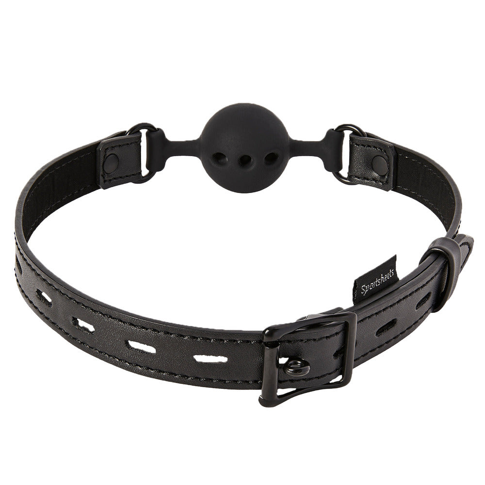 Black Sportsheets breathable ball gag