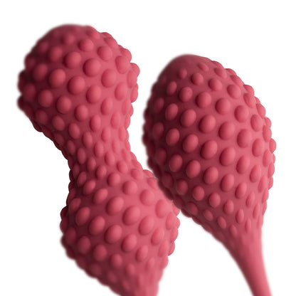 Rocks Off Unite kegel exercisers in a berry shade. Empower your pelvic floor!
