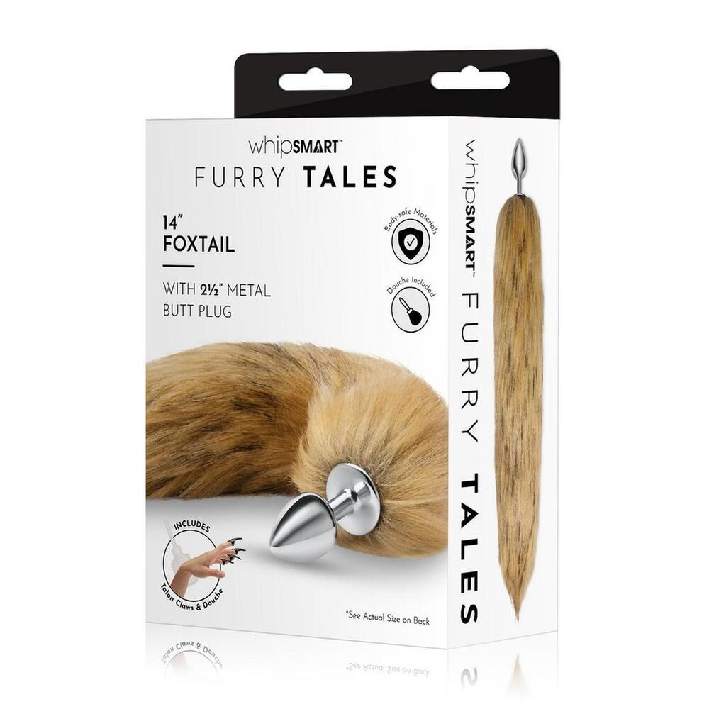Furry Tales Foxtail Butt Plug from Whipsmart packaging.
