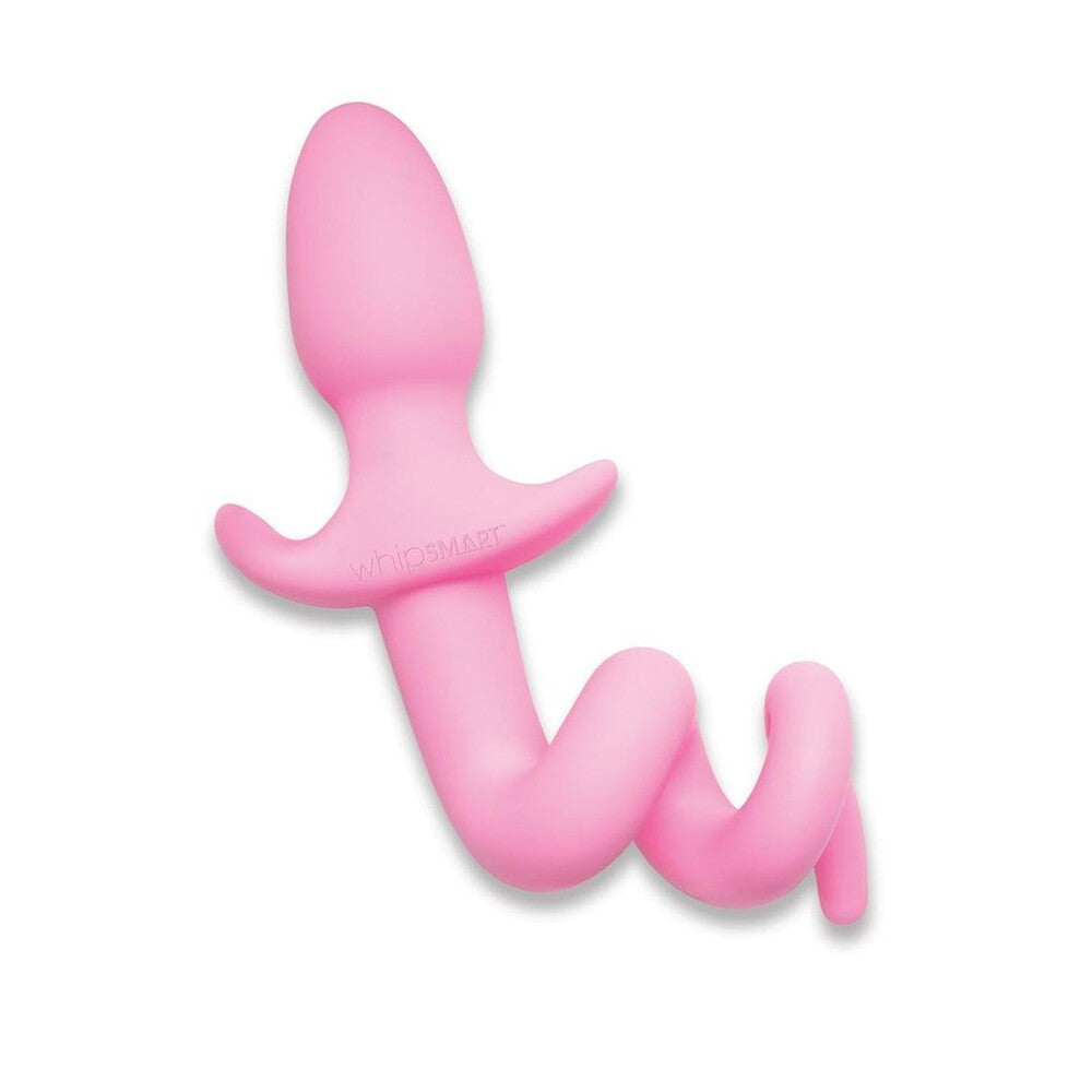 Pink piggy tail butt plug from Whipsmart