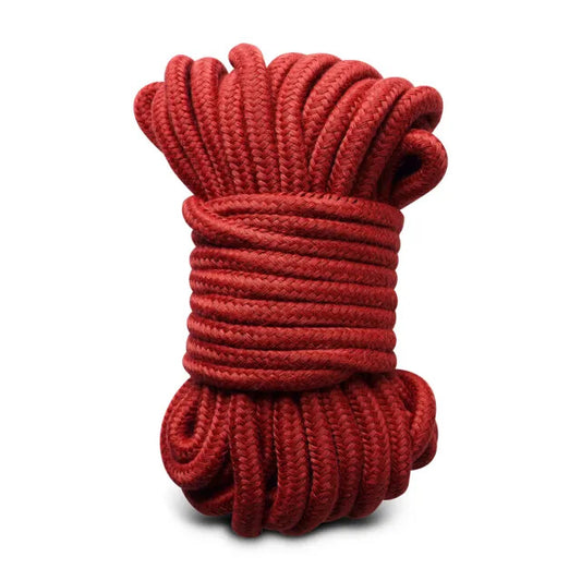 Ready for a bit of playful restraint? This crimson rope promises naughty nights and tantalising ties.
